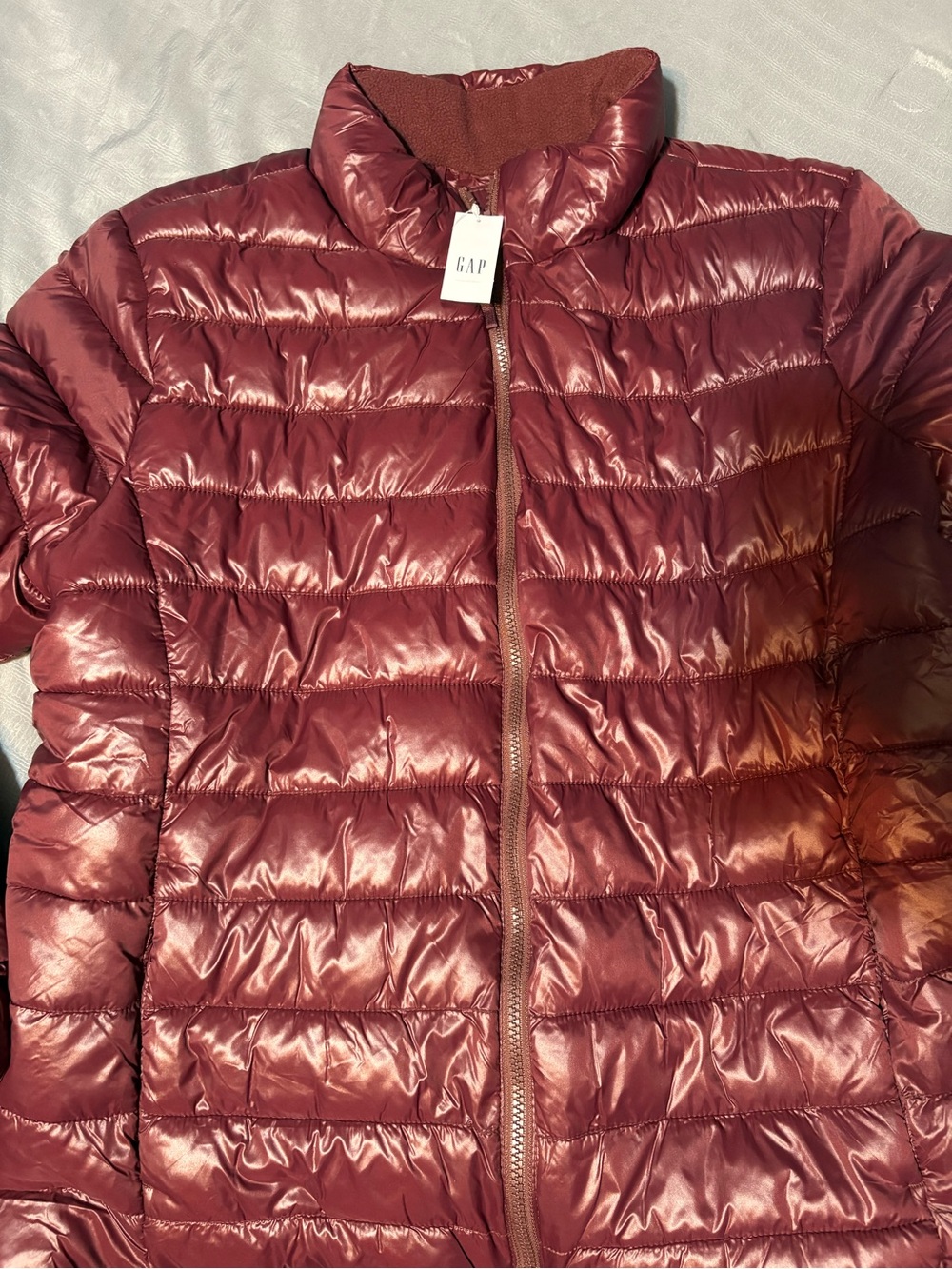 Women's XL dark red winter coat- Gap, new with tags